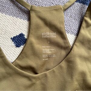 Girlfriend Collective FLOAT Cleo Halter Bra - Fern - Size M